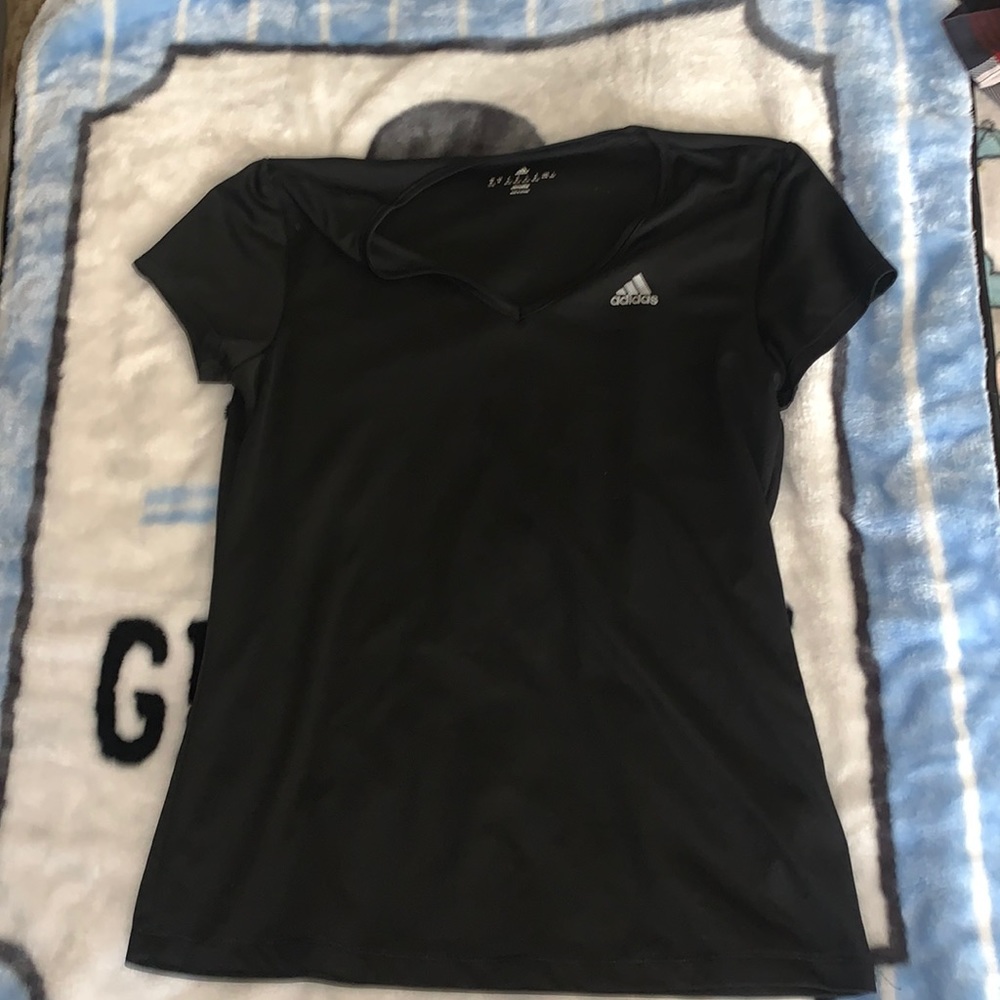 All black medium adidas shirt